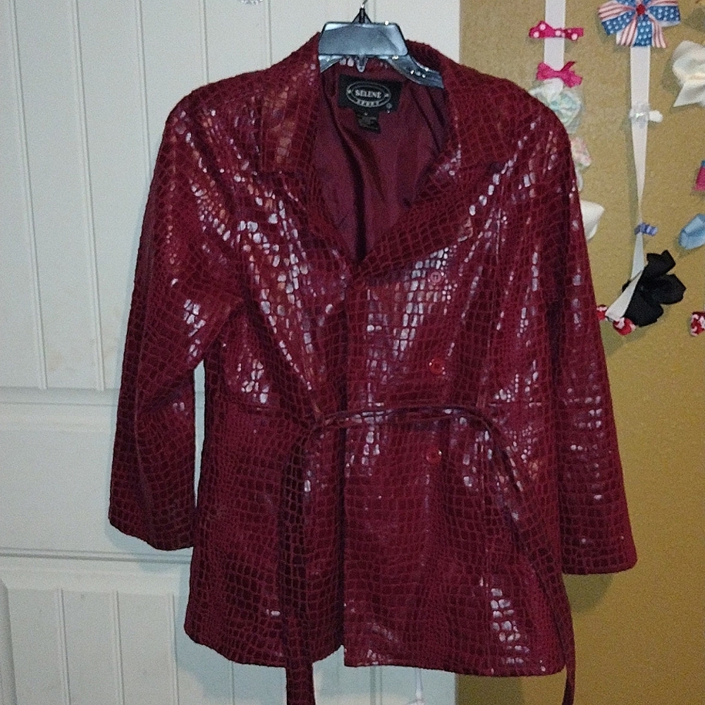 Selene sport red coat size medium